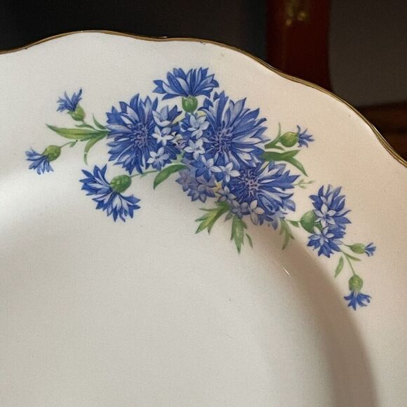 Colclough Fine Bone China SALAD Plate Floral Made in England‎ Luncheon - Picture 7 of 7